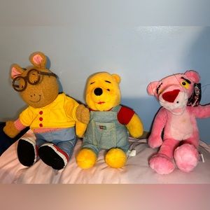 Set of plushies